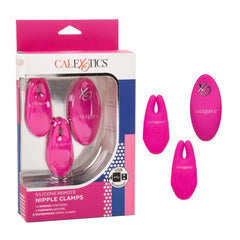 Pezoneras Silicone Remote Nipple Clamps - Pink - Cake Sex Shop