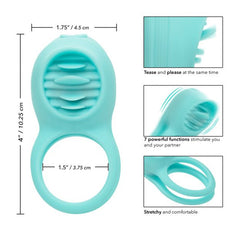 Anillo Silicone Rechargeable French Kiss Enhancer - Cake Sex Shop 2