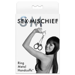 Esposas Ring Metal Handcuffs - Sex & Mischief - Cake Sex Shop