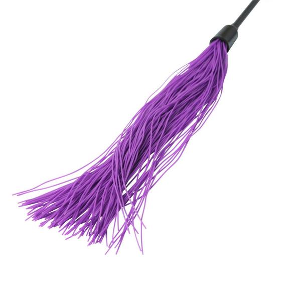 Látigo Silicone Tickler: Purple - Cake Sex Shop