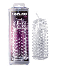 Funda Super Sleeve 2-Clear - Cake Sex Shop