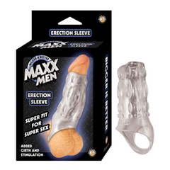 Funda Maxx Men Erection Sleeve Clear - Cake Sex Shop