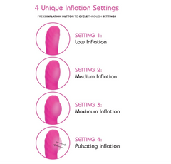 Vibrador Insatiable G Inflatable G-Wand - Cake Sex Shop 2 3