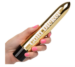 Vibrador Naughty Bits Gold Dicker Personal Vibrator - Cake Sex Shop 2 3 4