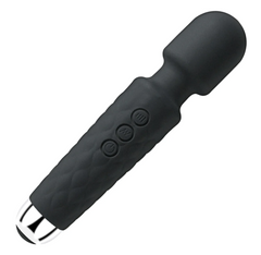 Masajeador Wand Essentials Black Velvet Wand - Cake Sex Shop
