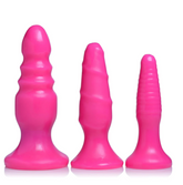 Set Plug Curve Toys Vibrating Anal Fun Trio - Pink - Cake Sex Shop