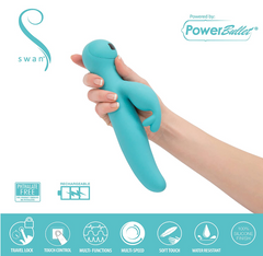 Vibrador Touch By Swan Trio - Teal - Cake Sex Shop 2 3
