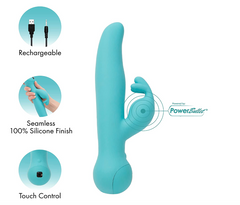 Vibrador Touch By Swan Trio - Teal - Cake Sex Shop 2