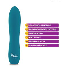 Vibrador Vivacious Bullet - Ocean - Cake Sex Shop 2