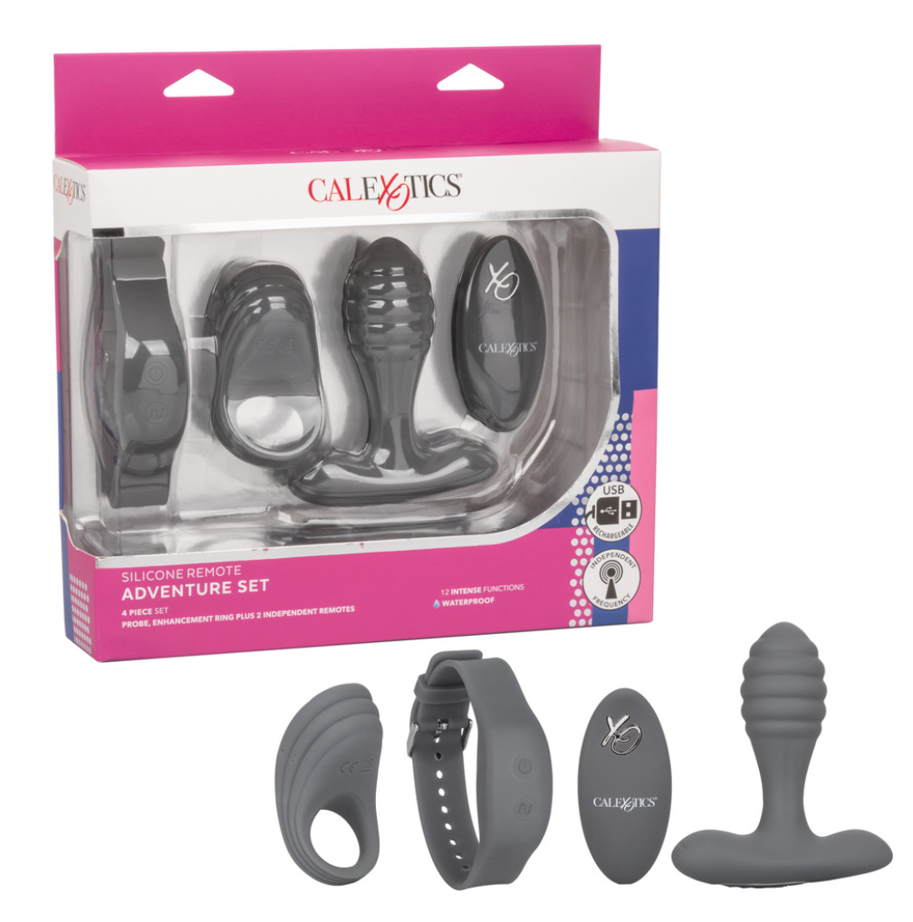 Set Silicone Remote Adventure - Cake Sex Shop
