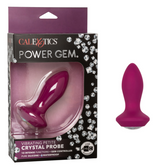 Vibrador Power Gem Petite Vibrating Crystal Probe - Purple - Cake Sex Shop