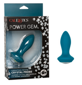 Vibrador Power Gem Petite Vibrating Crystal Probe - Blue - Cake Sex Shop