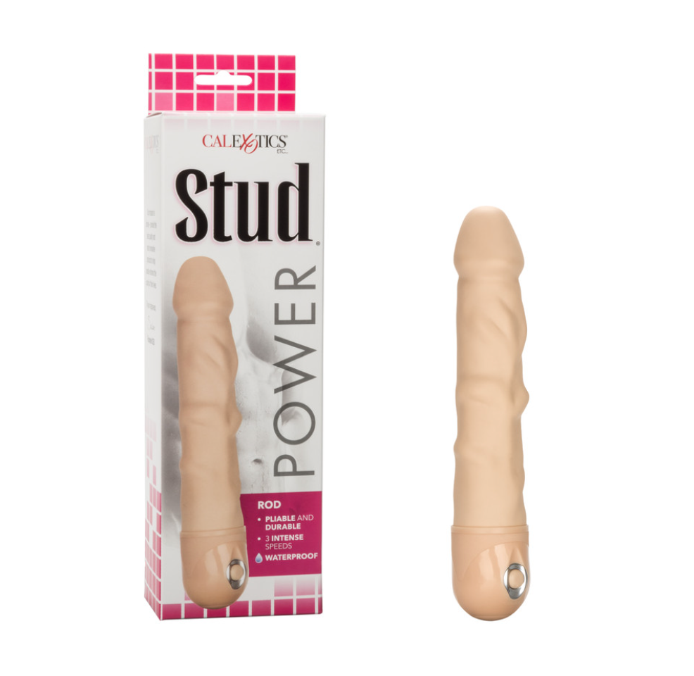 Dildo Power Stud Rod 7"- Ivory - Cake Sex Shop