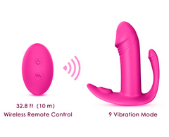 Vibrator Shasha Butterfly Plug - Cake Sex Shop 2 3 4