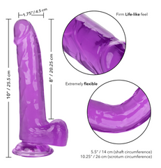 Dildo Size Queen 8"/20.25 Cm-Purple - Cake Sex Shop 2