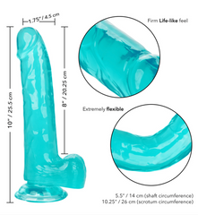 Dildo Size Queen - 20 cm/20.25 Cm - Blue - Cake Sex Shop 2