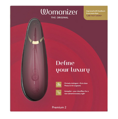 Succionador Premium 2 Womanizer Red - Cake Sex Shop 2 3 4