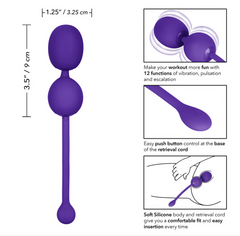 Kegel Rechargeable Dual Kegel - Purple - Cake Sex Shop 2