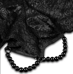 Tanga Hookup Panties Pleasure Pearl Boy Shorts - Fits Size S-L - Cake Sex Shop 2