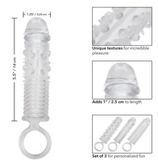 Set Funda 3 Piece Textured Extension - Cake Sex Shop 2