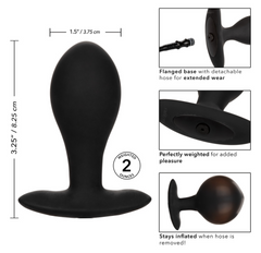 Plug Anal Large Weighted Silicone Inflatable Plug - Cake Sex Shop 2
