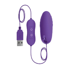 Vibrador #Happy Usb Bullet Purple - Cake Sex Shop 2