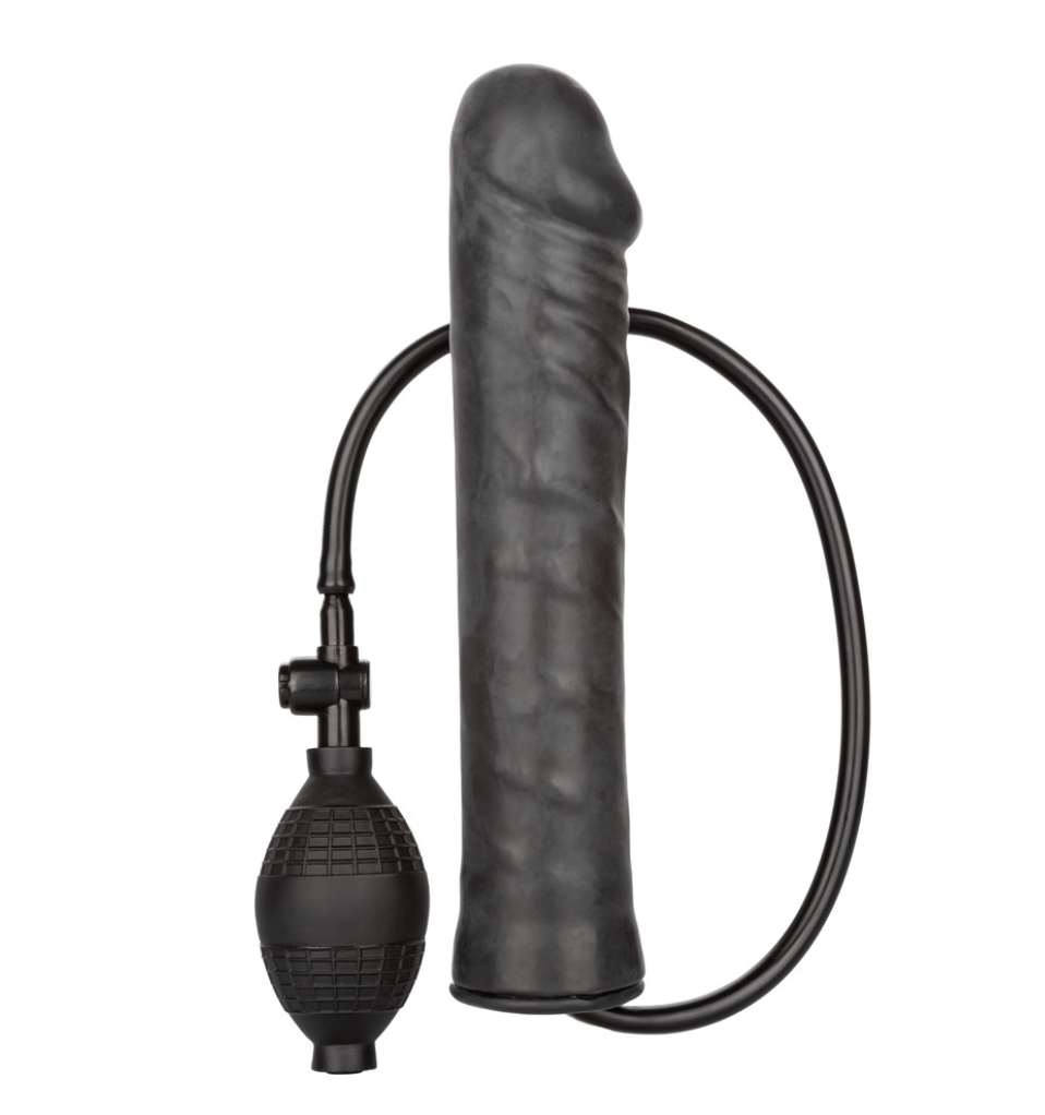 Dildo Inflatable Stud 9.5" Black - Cake Sex Shop