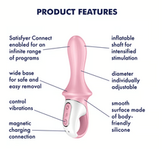 Vibrador Satisfyer Air Pump Booty 5 Connect App - Cake Sex Shop 2