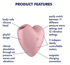 Succionador Satisfyer Cutie Heart - Cake Sex Shop 2 3