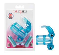 Anillo Basic Essentials Double Trouble Vibrating Support System - Cake Sex Shop
