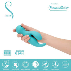 Vibrador Touch By Swan Solo - Teal - Cake Sex Shop 2 3