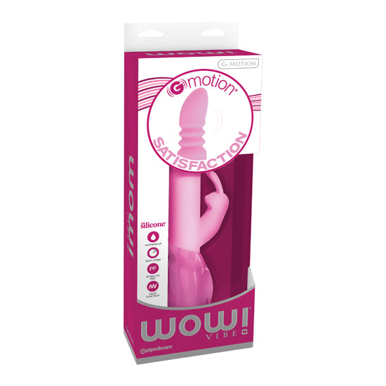 Vibrador WOW! G-Motion – Pink - Cake Sex Shop