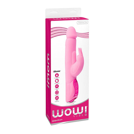 Vibrador WOW! Trifecta - Pink - Cake Sex Shop