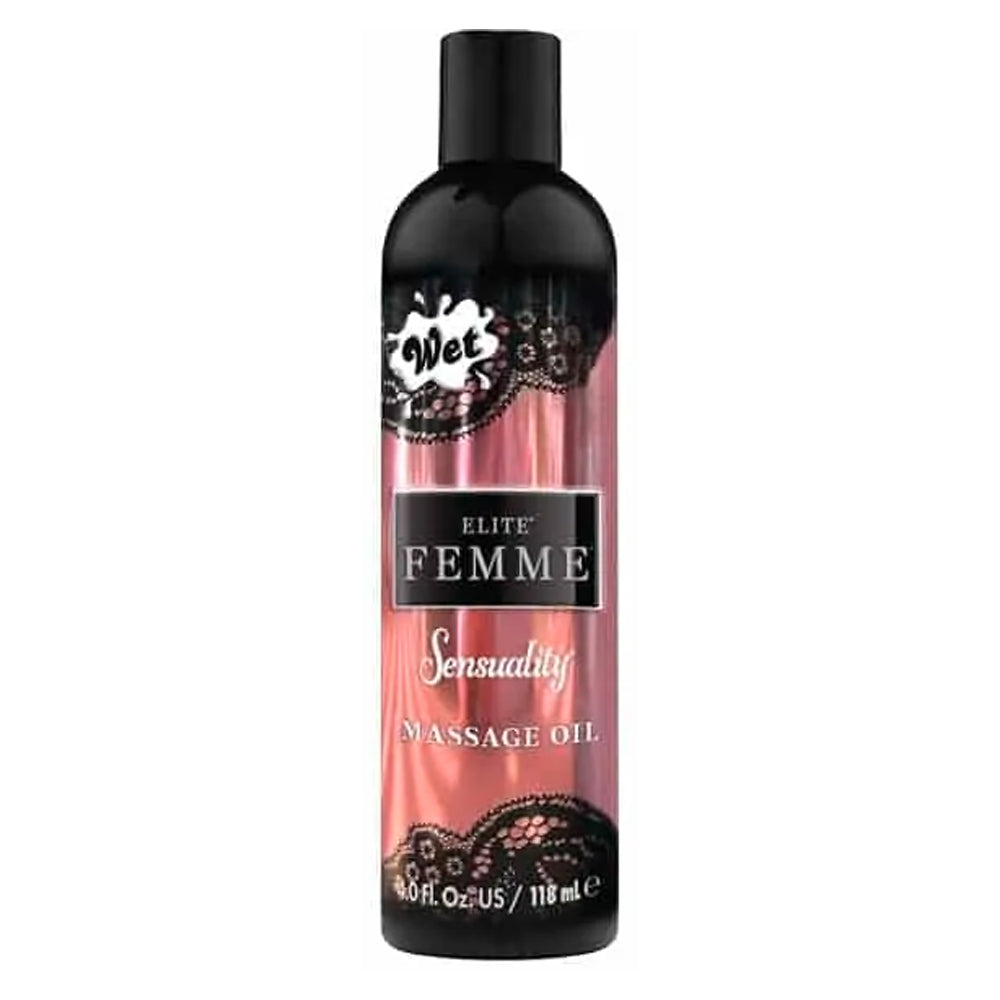 Aceite Wet Elite Femme Massage Oil Sensuality 4 Oz - Cake Sex Shop