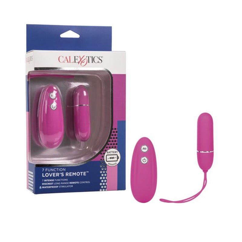 Vibrador 7-Function Lover's Remote - Pink - Cake Sex Shop
