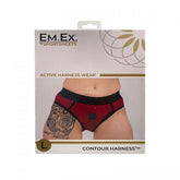 Active Harness Wear Em.Ex - Large Scarlet/Navy - Cake Sex Shop