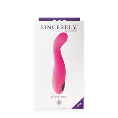 Vibrador Sincerely Pink G-Spot Vibe Silicone - Cake Sex Shop