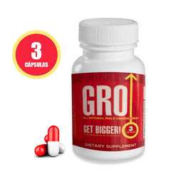 Pastilla Gro Pills 3 Cápsulas - Cake Sex Shop
