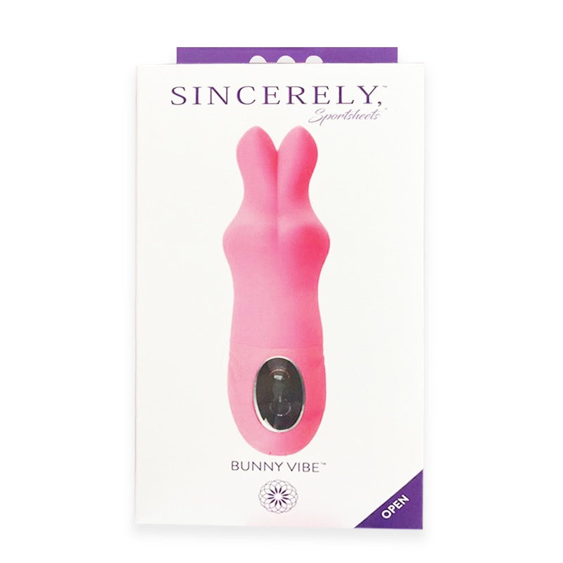 Estimulador Sincerely Pink Bunny Vibe Silicone - Cake Sex Shop