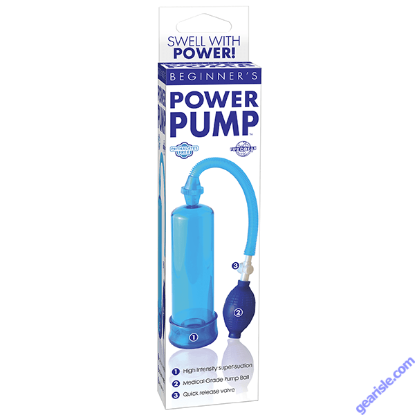 Bomba Pipedream Beginner’s Power Pump – blue - Cake Sex Shop