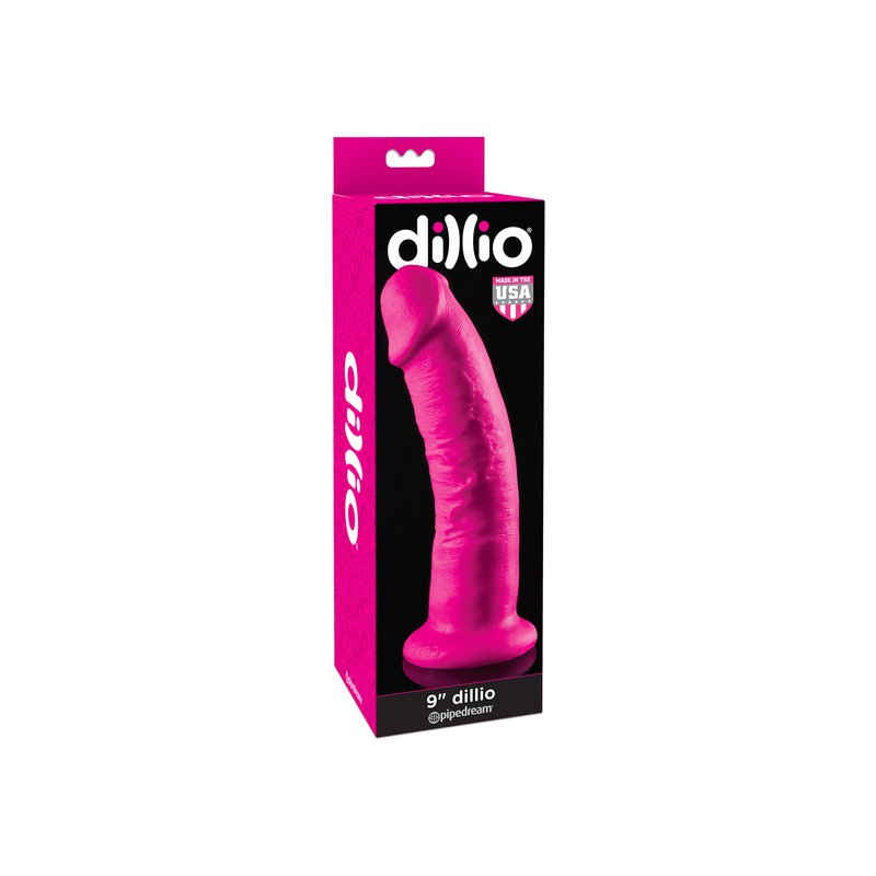Dildo Dillio 9" Dildo Pink - Cake Sex Shop