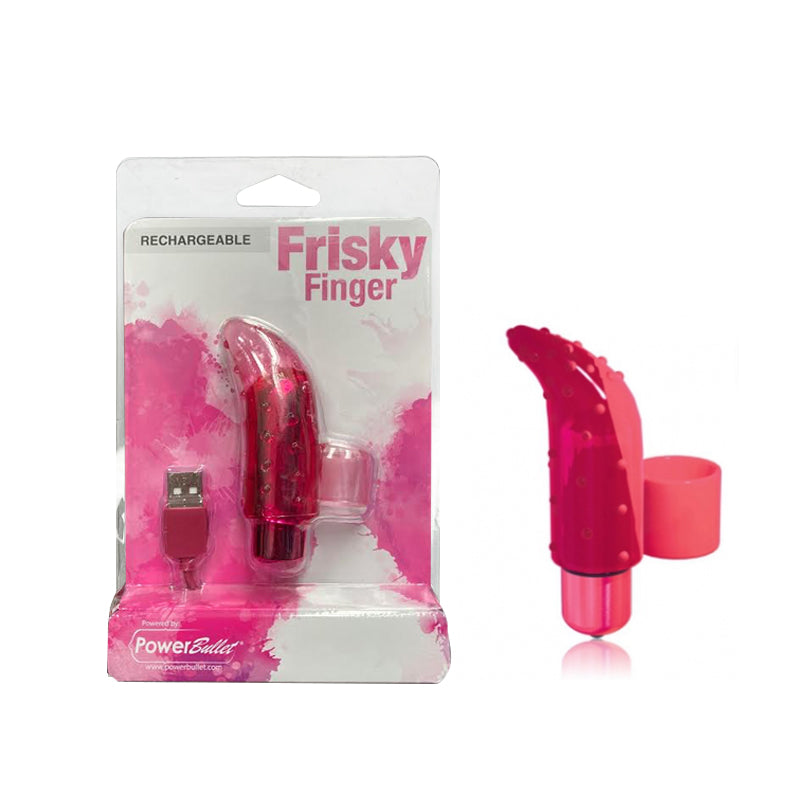 Dedal Frisky Finger Rechargeable Pink - Cake Sex Shop