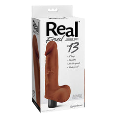 Dildo Real Feel Lifelike Toyz 8” No. 13 - Brown 6" - Cake Sex Shop