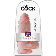 Dildo King Cock 9" Chubby Flesh - Cake Sex Shop