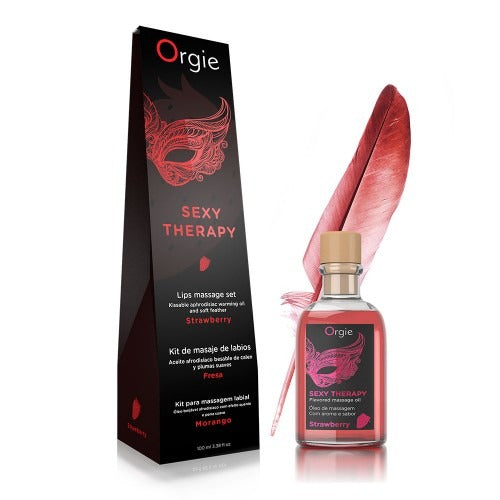 Set Aceite Sexy Therapy Strawberry - Cake Sex Shop