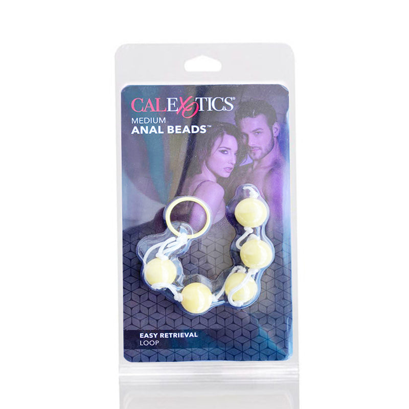 Perlas Anal Beads - Medium Yellow - Cake Sex Shop
