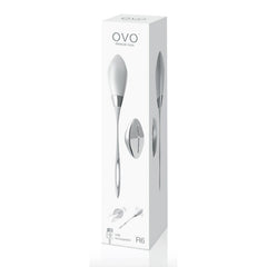 Ovo R6 Remote White Chrome - Cake Sex Shop