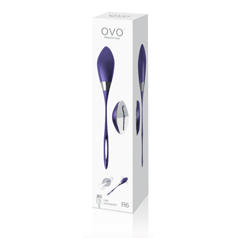Vibrador Ovo R6 Remote Violet - Cake Sex Shop