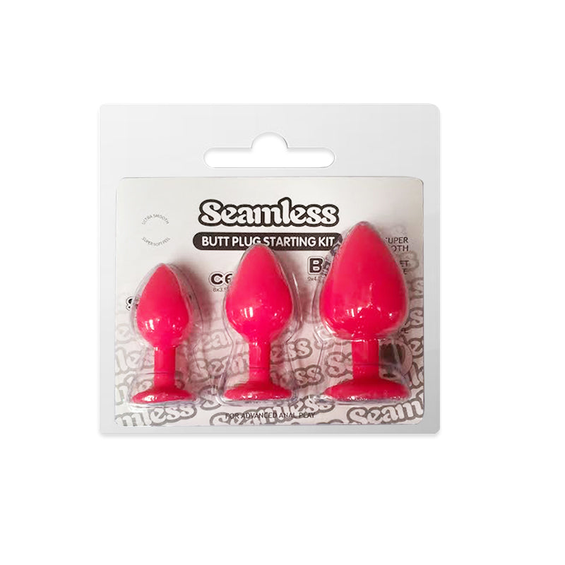 Set Plug Seamless Rosa - Cake Sex Shop