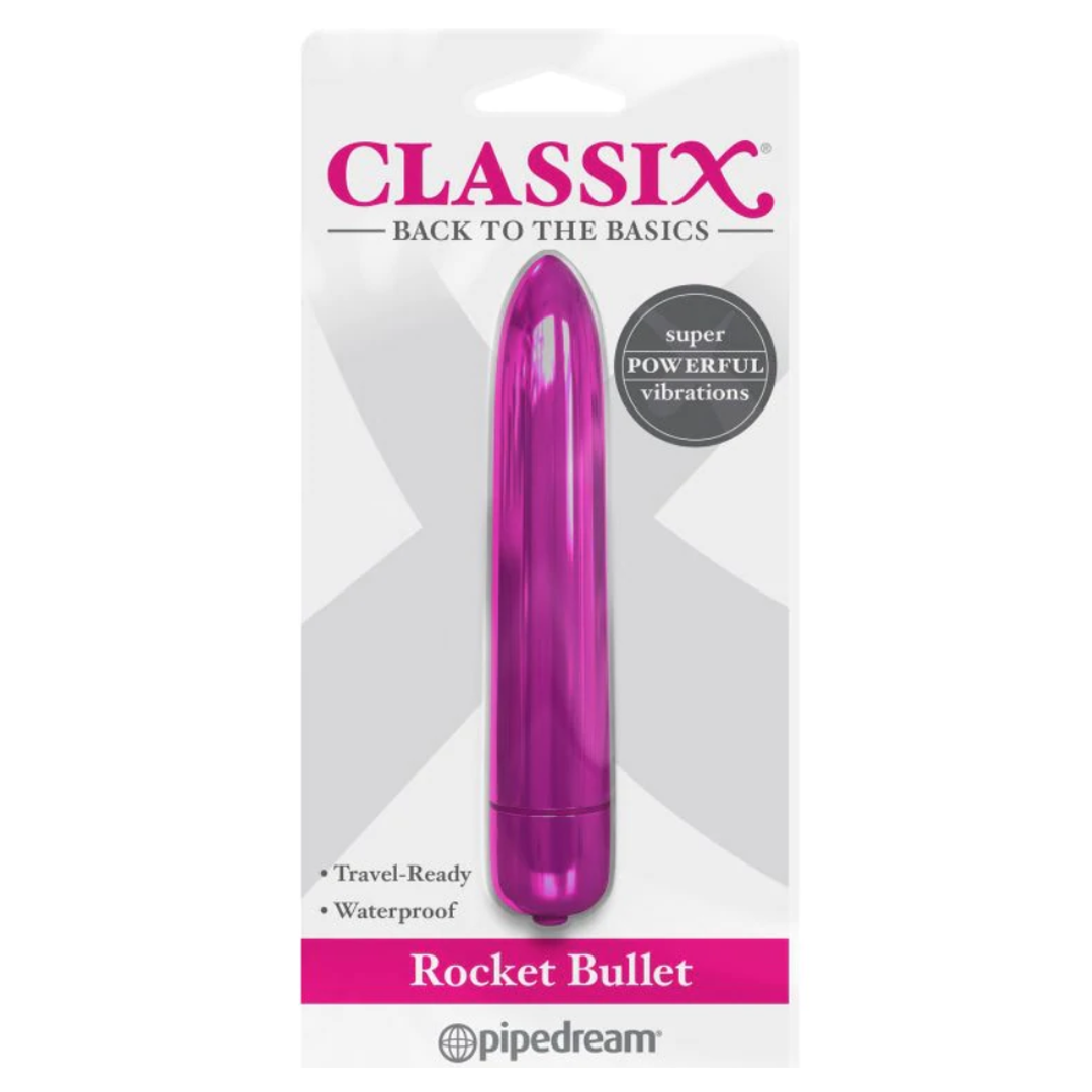 Vibrador Classix Rocket Bullet Pink - Cake Sex Shop